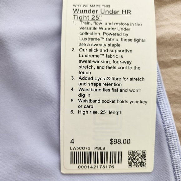 Wunder Under High-Rise Tight 25" - Picture 2 of 6